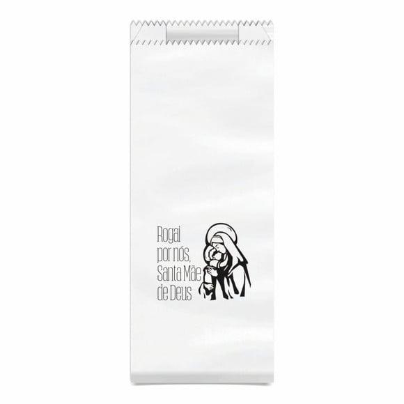 Saquinho Kraft Simples Personalizado - Santa Mãe de Deus