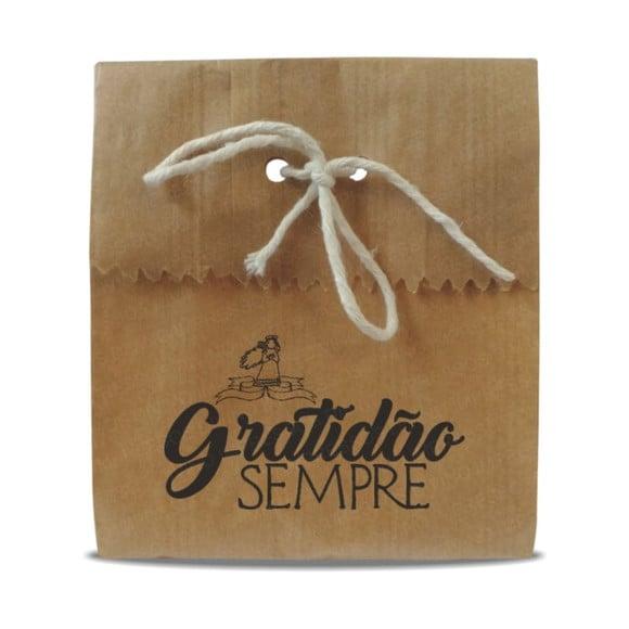SAQUINHO PAPEL PERSONALIZADO - GRATIDÃO SEMPRE