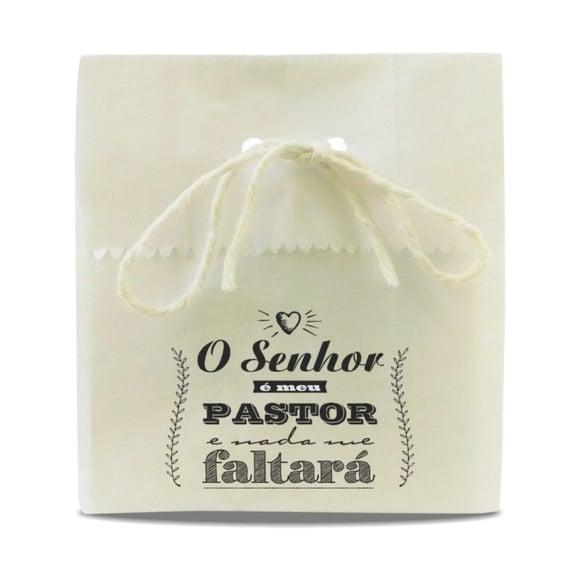 SAQUINHO PAPEL PERSONALIZADO - O SENHOR É MEUS PASTOR