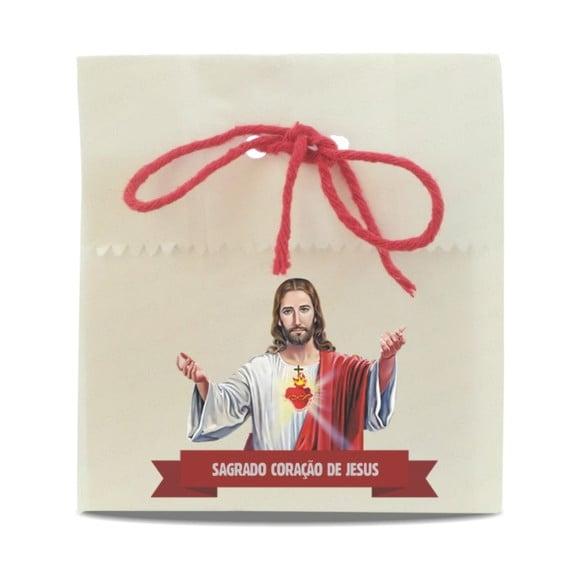 SAQUINHO PAPEL PERSONALIZADO - SAGRADO CORAÇÃO DE JESUS