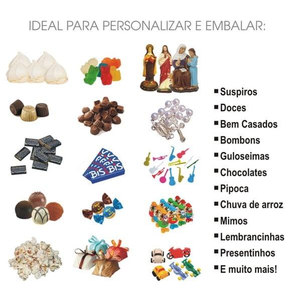 SAQUINHO PAPEL PERSONALIZADO. C/ FURO E CORDÃO - FRASES