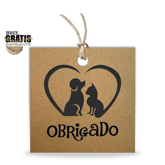 Tag aniversário quadrada