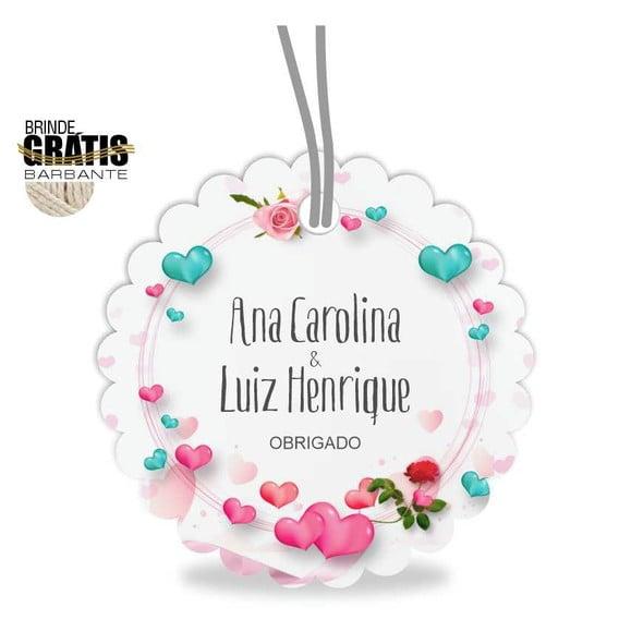 Tag casamento escalope floral