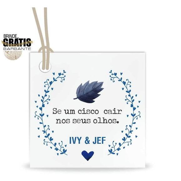 Tag casamento quadrada lágrimas de alegria