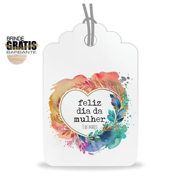 Tag Dia da Mulher Personalizada, Mod.01
