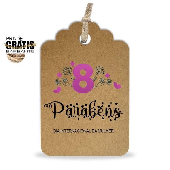 Tag Dia da Mulher Personalizada, Mod.04