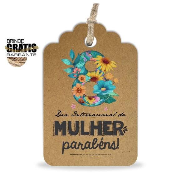Tag Dia da Mulher Personalizada, Mod.05
