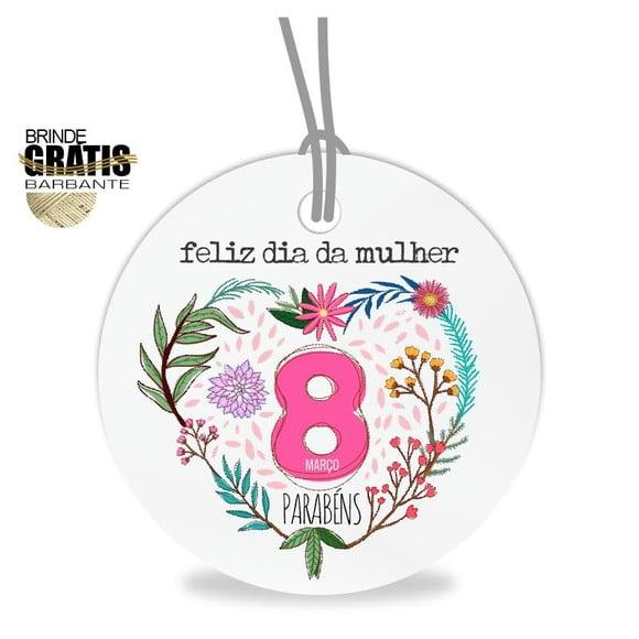 Tag Dia da Mulher Personalizada, Mod.03
