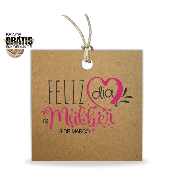 Tag Dia da Mulher Personalizada, Mod.03