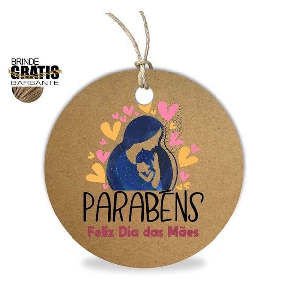 Tag Dia das Mães Personalizada, Mod.09