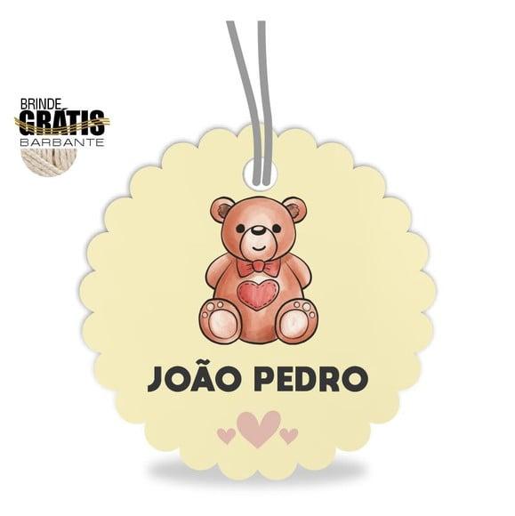 Tag infantil escalope ursinho