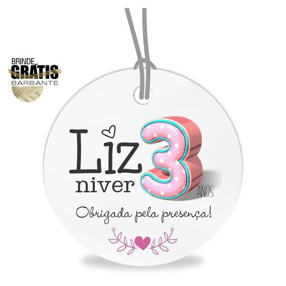 Tag infantil redonda niver