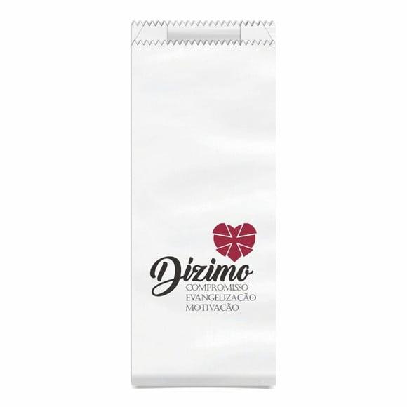 Dizimista - Saquinho Kraft Simples Personalizado
