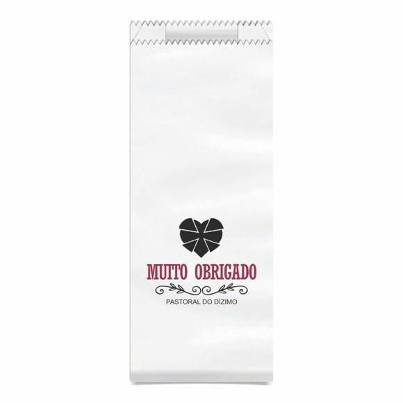Dizimista - Saquinho Kraft Simples Personalizado