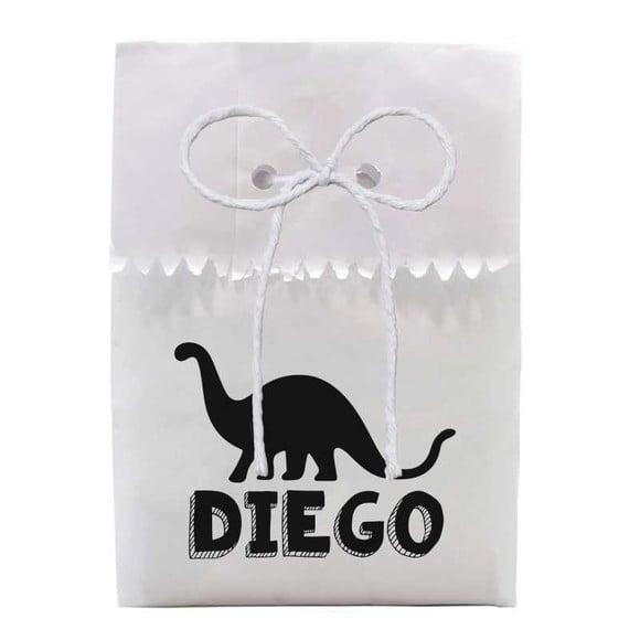 INFANTIL - SAQUINHO PAPEL PERSONALIZADO. C/ FURO E CORDÃO
