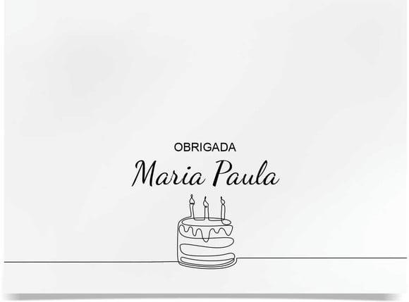 Jogo Americano - Aniversário e Festas
