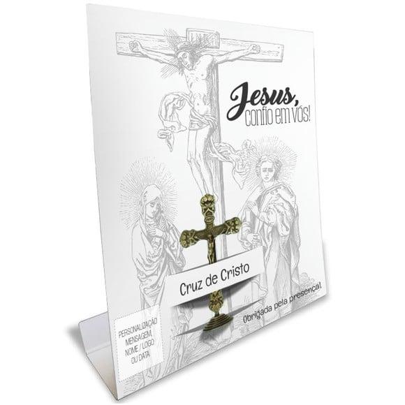 Kit Cartão Altar + Imagem Crucifixo, M2