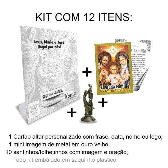 Kit Cartão Altar + Imagem da Sagrada Família, M2