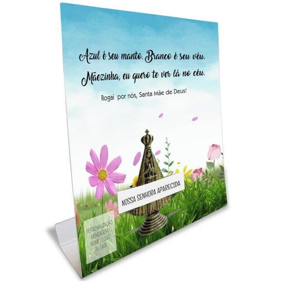 Kit Cartão Altar + Imagem de Nossa Senhora Aparecida, M2