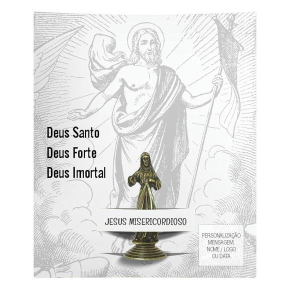 Kit Cartão Altar + Imagem de Jesus Misericordioso, M2