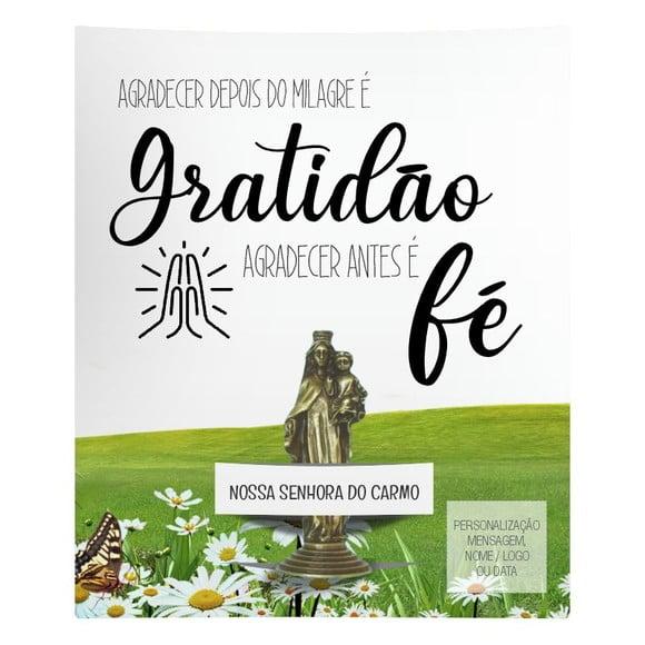Kit Cartão Altar + Imagem de Nossa Senhora do Carmo, M1