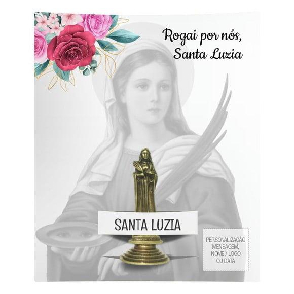 Kit Cartão Altar + Imagem de Santa Luzia, M2