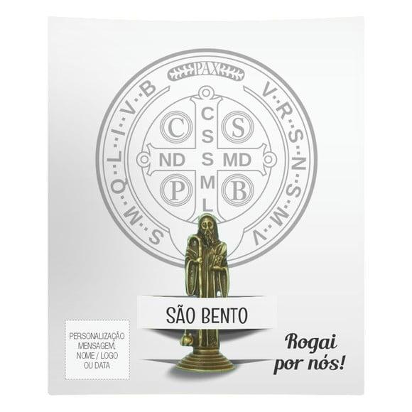 Kit Cartão Altar + Imagem de São Bento, M1