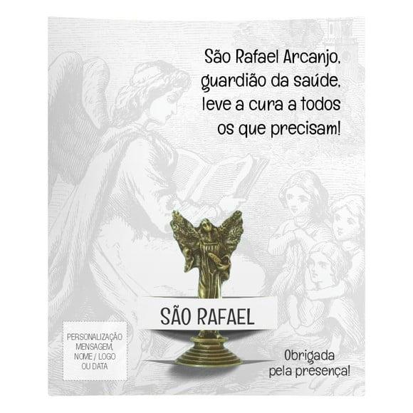 Kit Cartão Altar + Imagem de São Rafael Arcanjo, M1