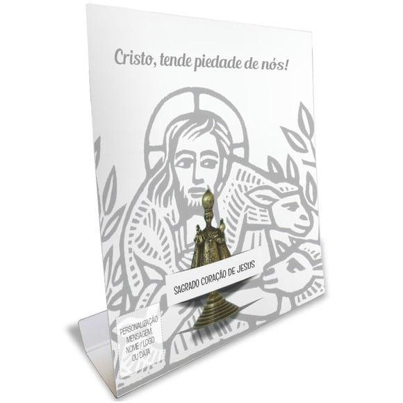 Kit Cartão Altar + Imagem do Menino Jesus de Praga, M2