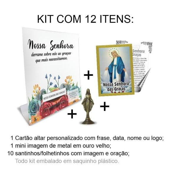 Kit Cartão Altar Nossa Senhora das Graças, M1