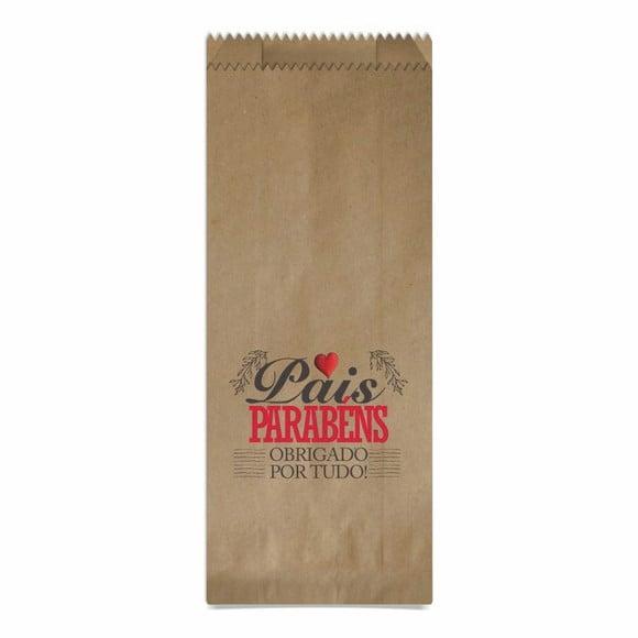 Pais - Saquinho Kraft Simples Personalizado