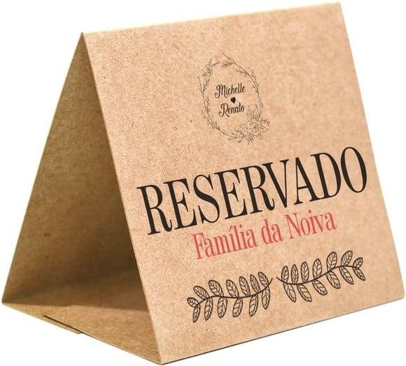 Prisma / Marcador de mesa personalizado
