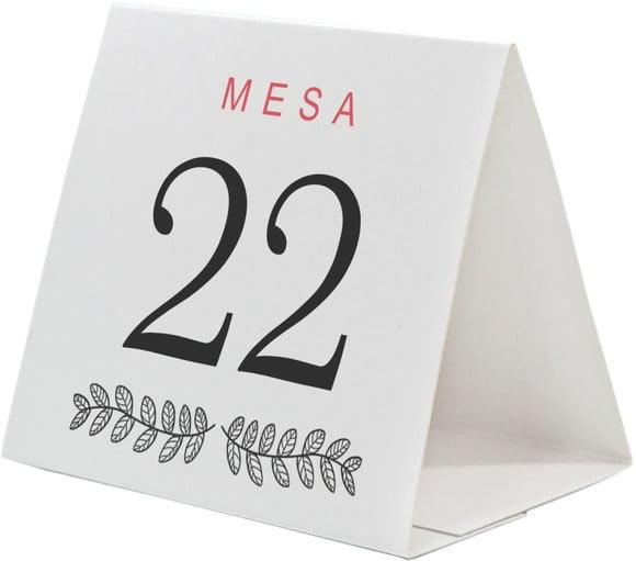 Prisma / Marcador de mesa personalizado