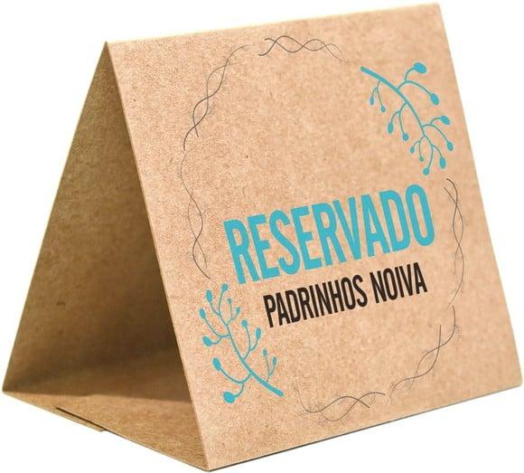 Prisma / Marcador de mesa personalizado