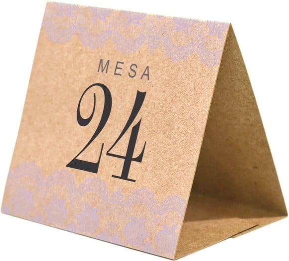 Prisma / Marcador de mesa personalizado