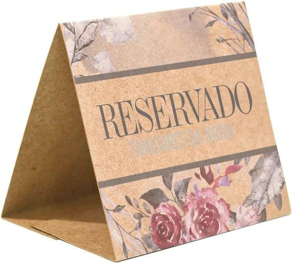 Prisma / Marcador de mesa personalizado