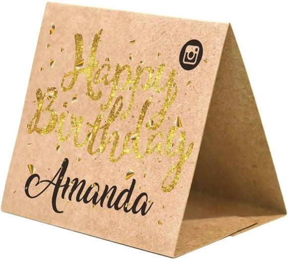 Prisma / Marcador de mesa personalizado festas