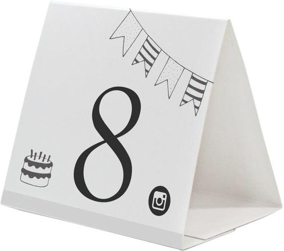 Prisma / Marcador de mesa personalizado festas