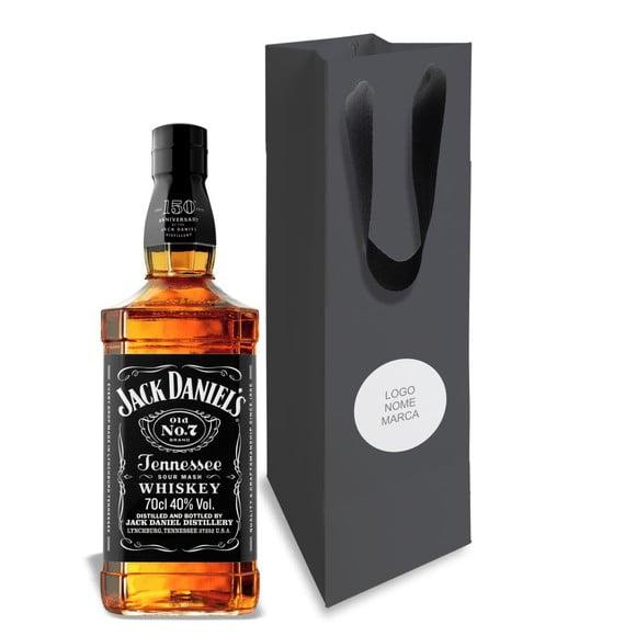 Sacola Mini Garrafa Personalizada Black. Mod033.