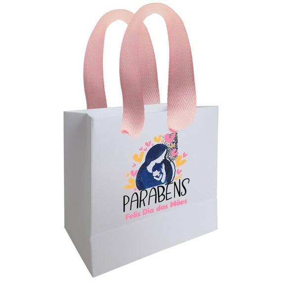 Sacolinha com Alça, Dia das Mães, Personalizada. Mod.09.