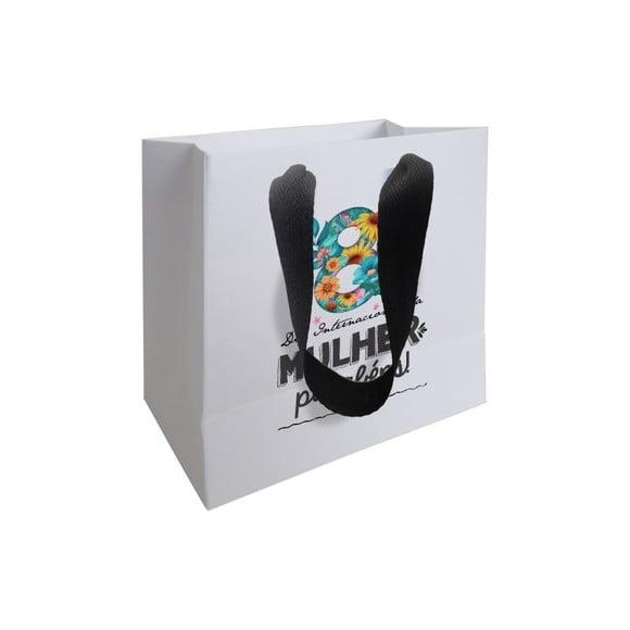 Sacolinha com Alça, Dia das Mulheres, Personalizada. Mod.05