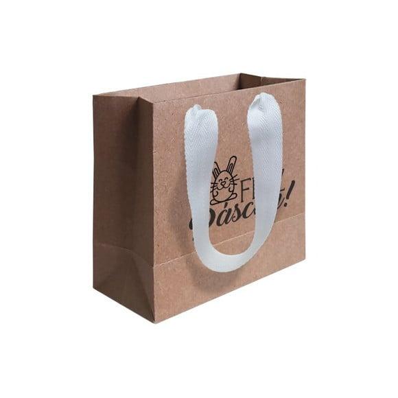 Sacolinha com Alça, Feliz Páscoa, Personalizada. Mod.06.