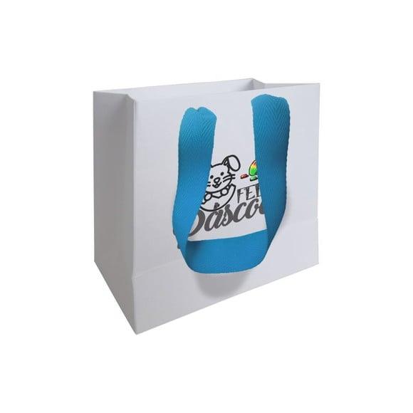 Sacolinha com Alça, Feliz Páscoa, Personalizada. Mod.08.