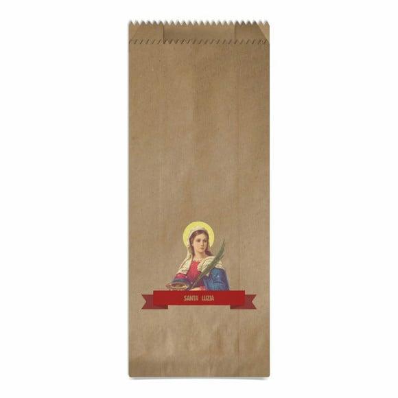 Santa Luzia - Saquinho Kraft Simples Personalizado