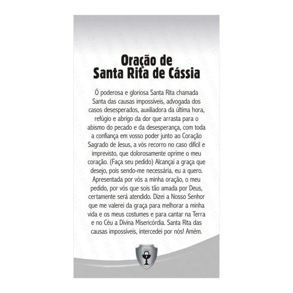 SANTA RITA DE CÁSSIA | CARTÃO DE BOLSO + MINI IMAGEM