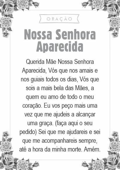Santinho Nossa Senhora Aparecida. Pcte c/ 250 Unids