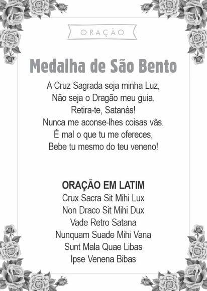 Santinho Medalha de São Bento. Pcte c/ 250 Unids