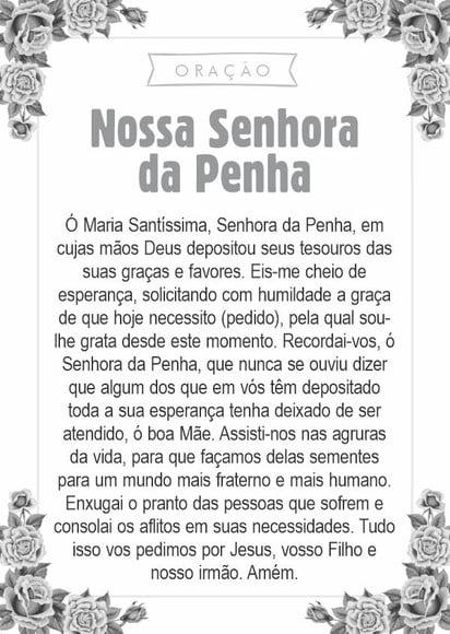 Santinho Nossa Senhora da Penha. Pcte c/ 250 Unids