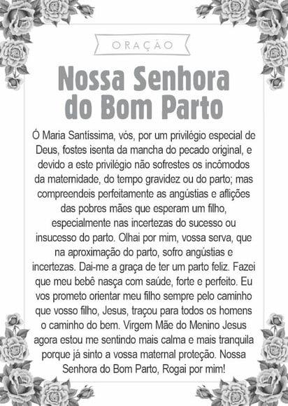 Santinho Nossa Senhora do Bom Parto. Pcte c/ 250 Unids
