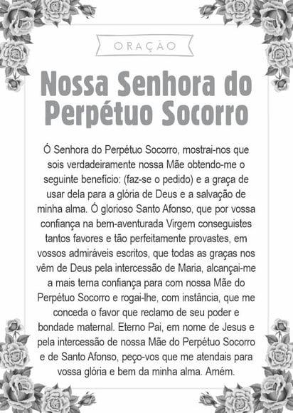 Santinho Nossa Senhora do Perpétuo Socorro. Pct c/ 250 Unids